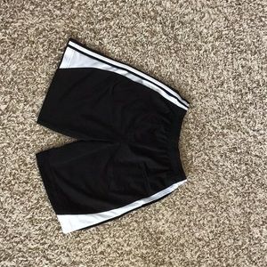 Black basketball shorts